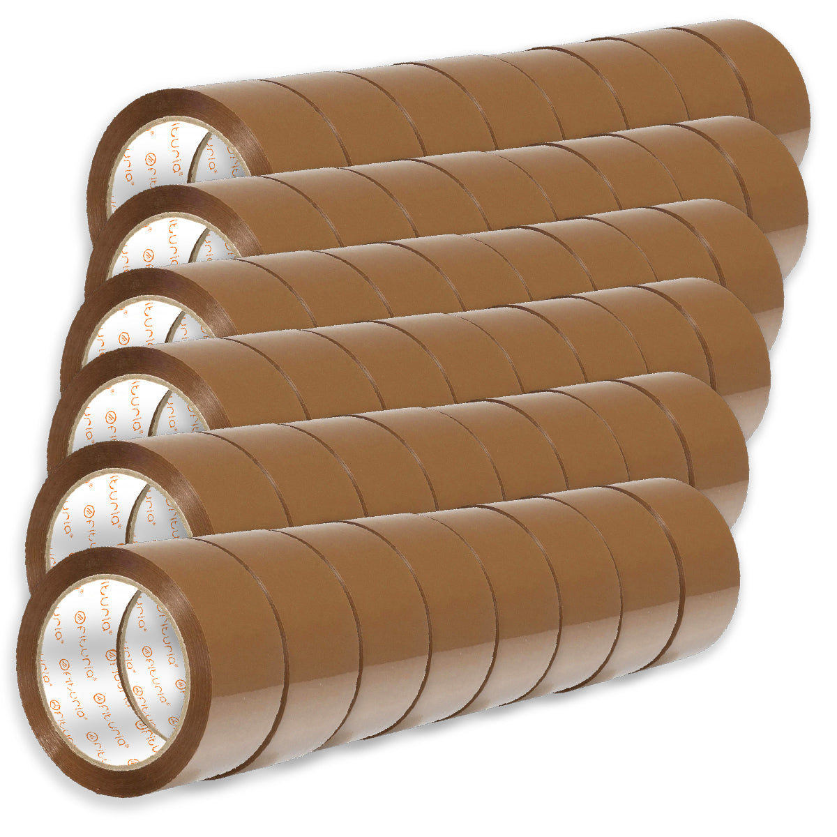 Cinta Adhesiva Marrón para Embalaje de Cajas Mudanza y Envíos 50x120 (96uds) - Ofituria