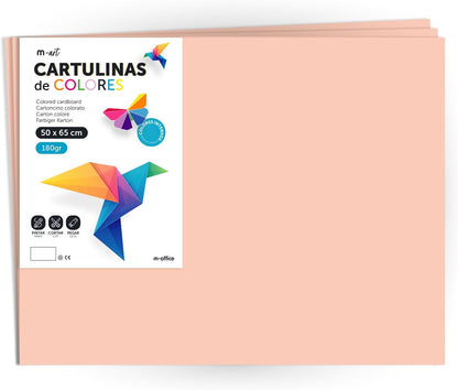 Cartulina 50x65 de 180gr Colores Intensos· m-office