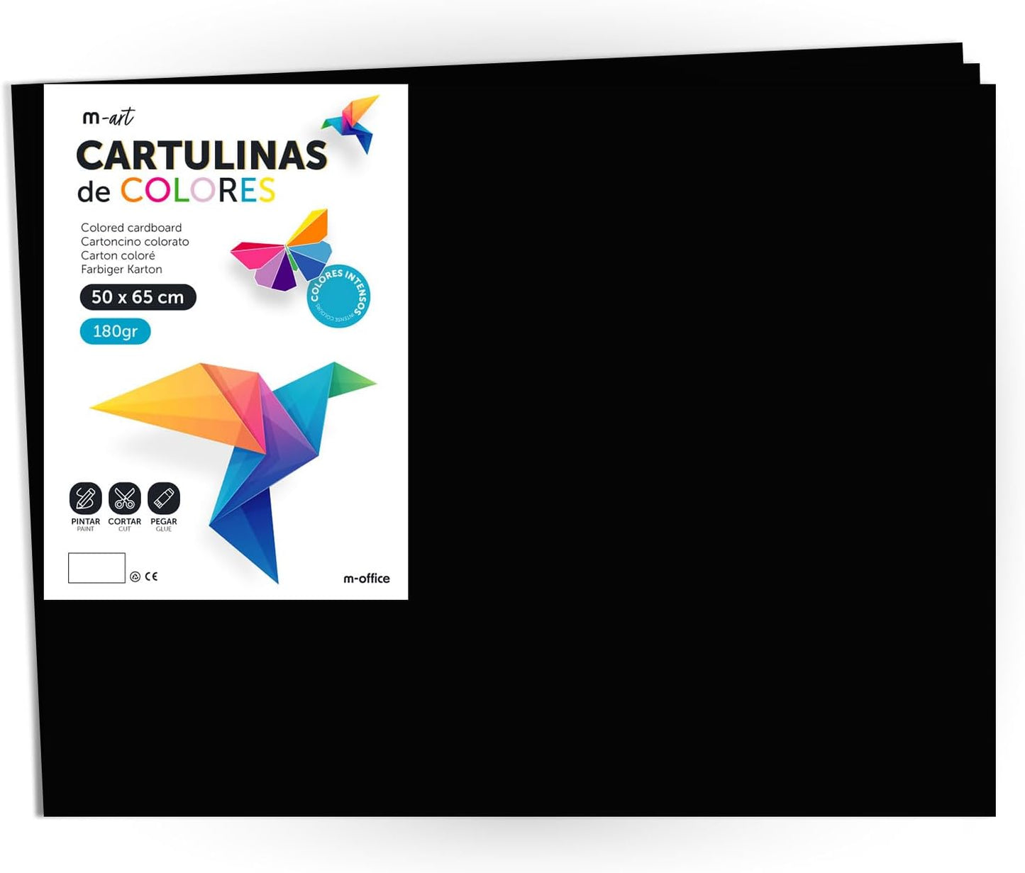 Cartulina 50x65 de 180gr Colores Intensos· m-office