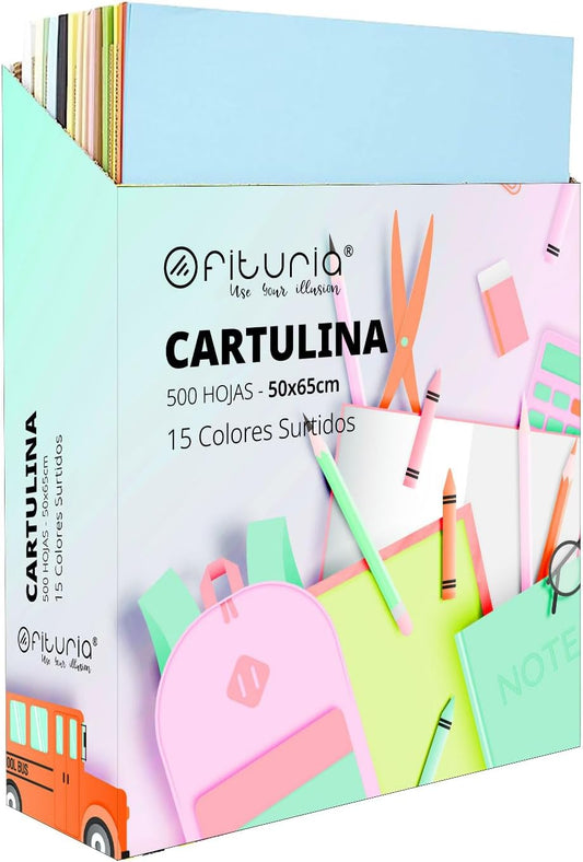 Caja Expositora de Colores Surtidos 500 Unidades - Ofituria