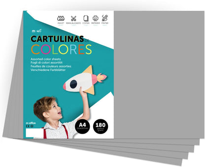 Cartulina A4 de 180gr Colores Intensos · m-office