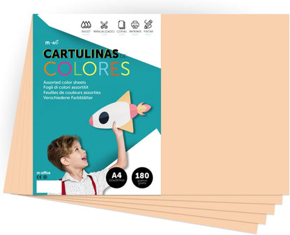 Cartulina A4 de 180gr Colores Intensos · m-office